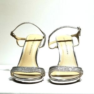 Chinese Laundry strappy silver heels